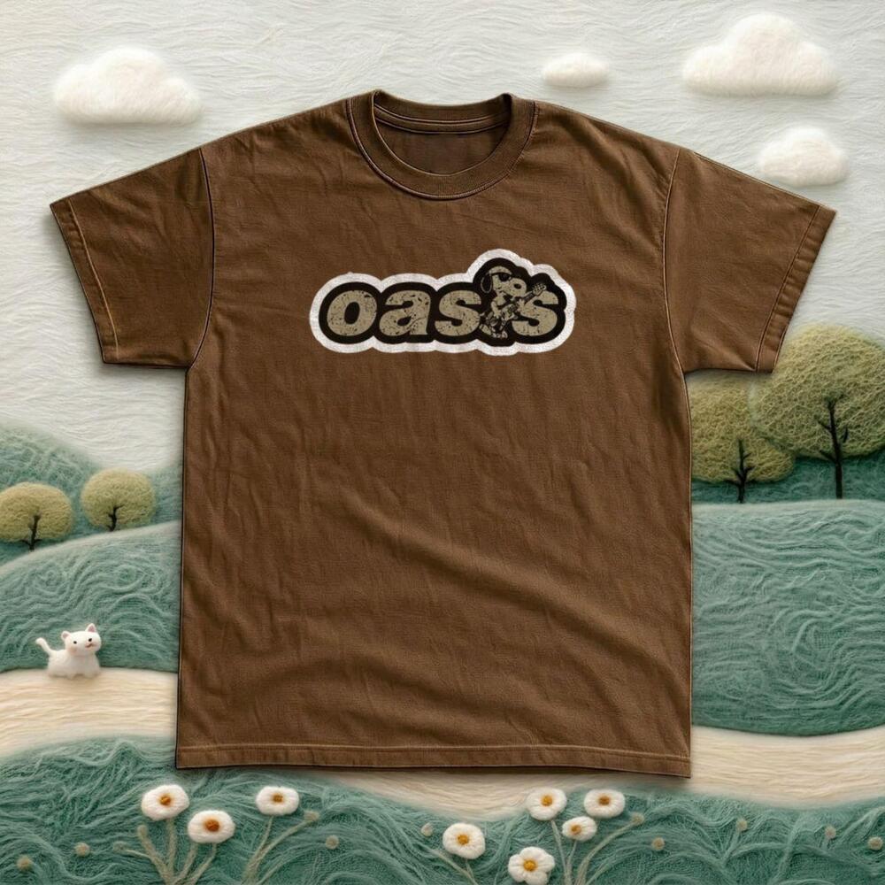 Snoopy Guitar Brown Graphic Tee